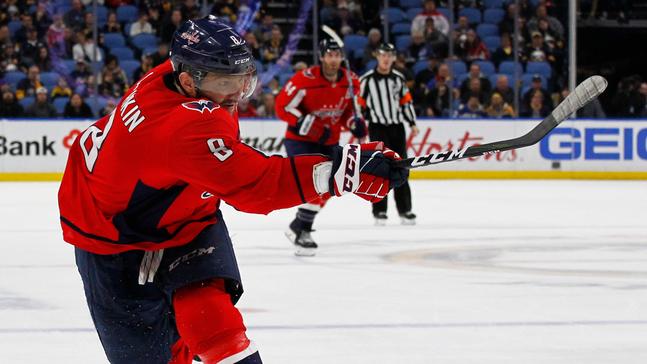 Alex Ovechkin adds another to league-leading goal tally as Capitals beat Sabres