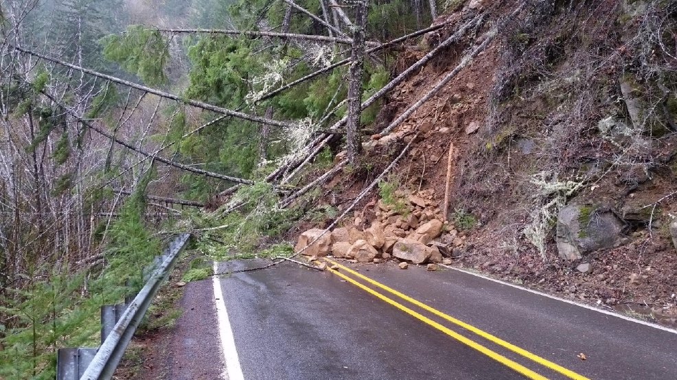 ODOT Highway 36 landslide remains unstable, motorists should avoid the area KVAL