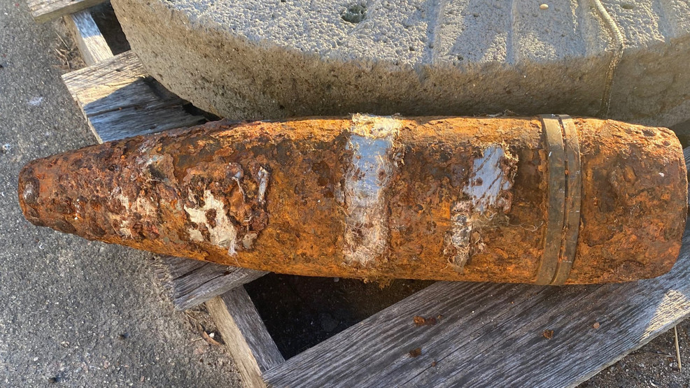 Unexploded artillery shell that lead to evacuation of MB neighborhood