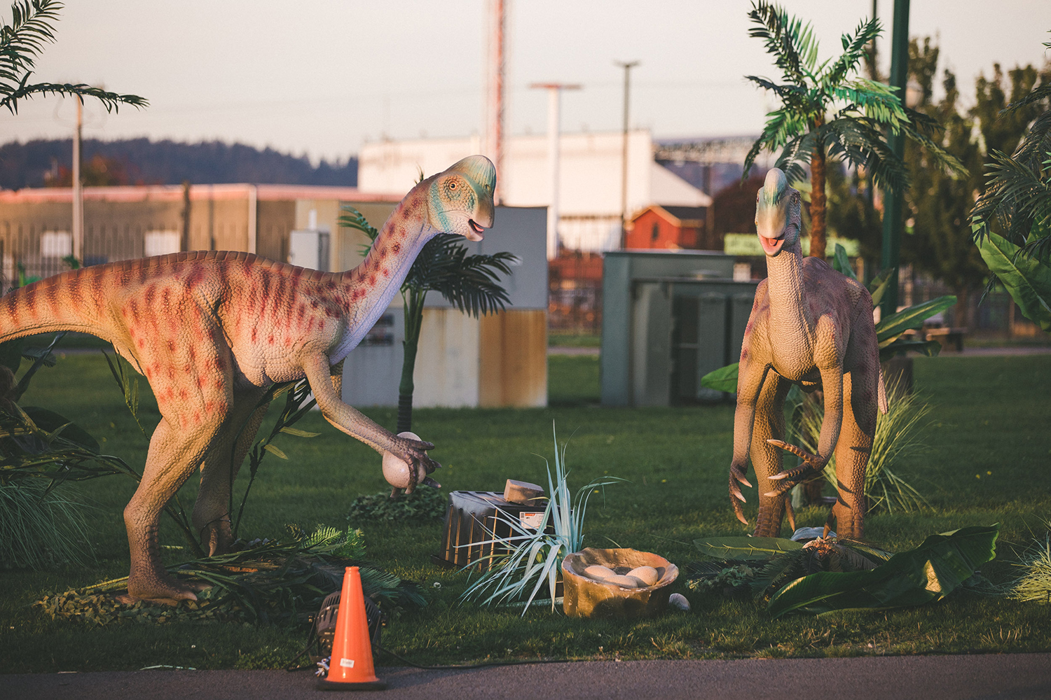 Photos Dinosaur DriveThru takes over WA State Fairgrounds Seattle