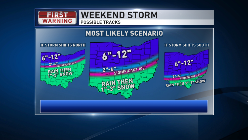 Snow storm heading towards Central Ohio WSYX