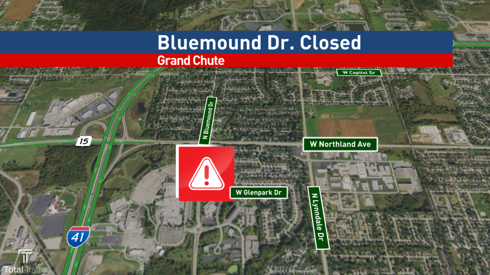 Grand Chute road closures WLUK