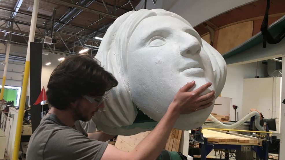 UNC Asheville students work on tall order to be installed