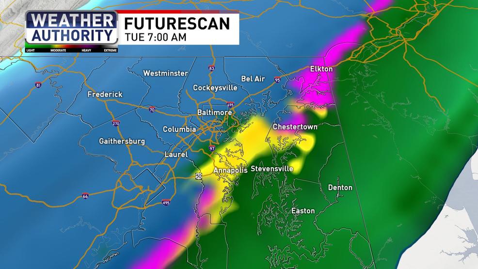 Arctic cold front moves into Maryland, expected to break records WBFF