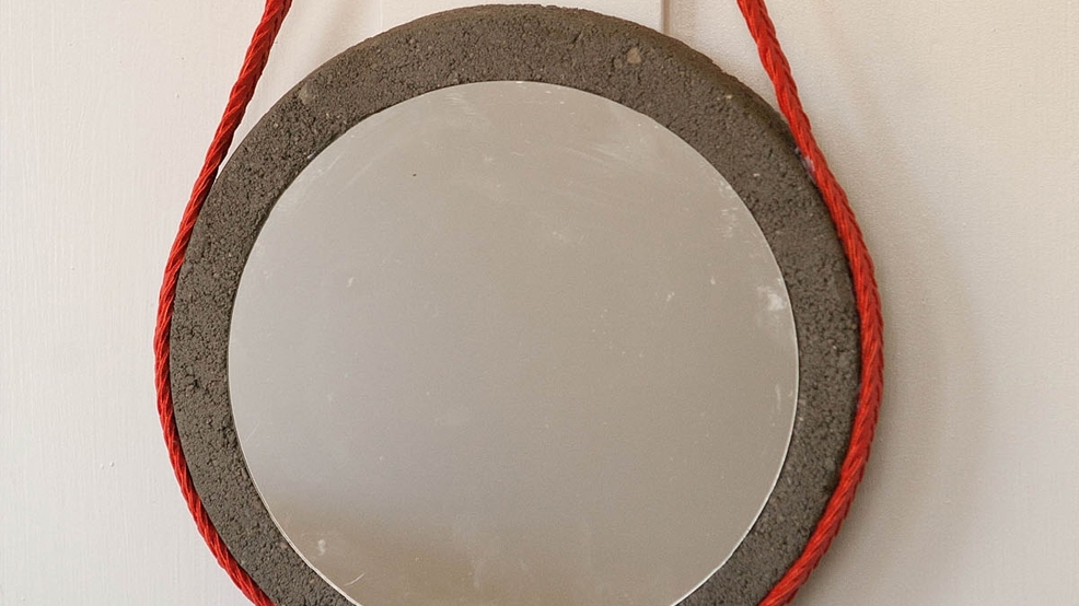 DIY Belted concrete mirrors Seattle Refined
