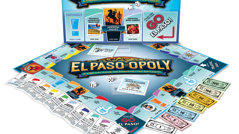 El Pasothemed Monopoly game on store shelves KDBC