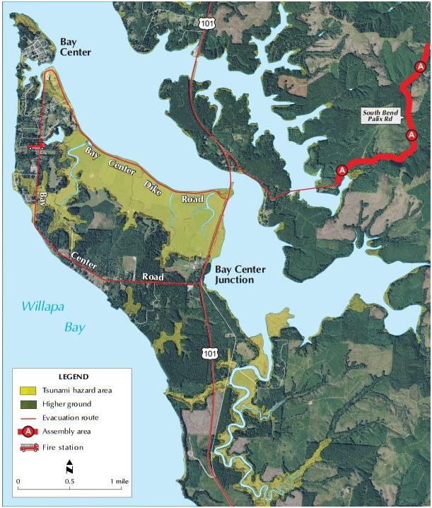 Tsunami Evacuation Maps Outline Safe Routes On Oregon And Washington ...