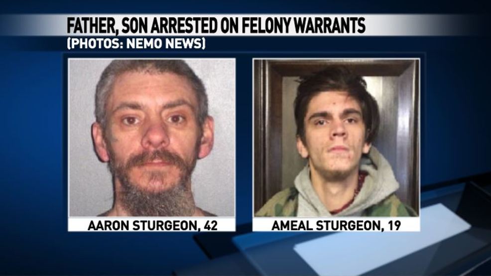 Nemo Father Son Arrested On Felony Warrants Ktvo 