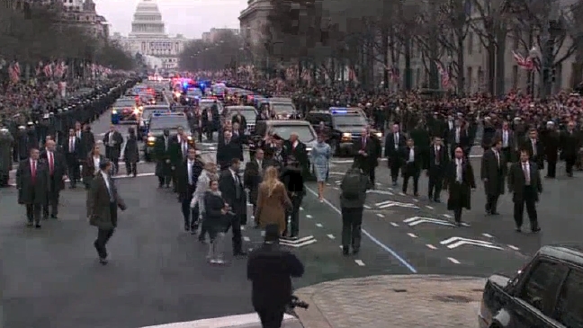 Along parade route, Trump supporters eager for him to get to work