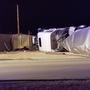 18-wheeler violently rolls over off of I-20 in east Abilene