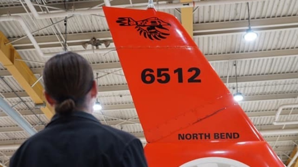 New Artwork To Distinguish North Bend Coast Guard Helicopters