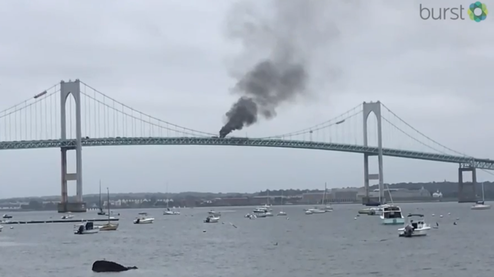 Vehicle fire closes Newport Pell Bridge WJAR