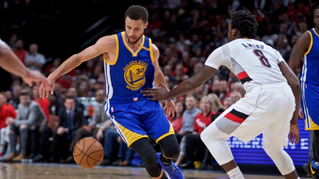 Warriors end Blazers' season with 128-103 win