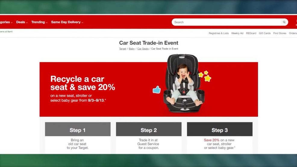 target baby trade in